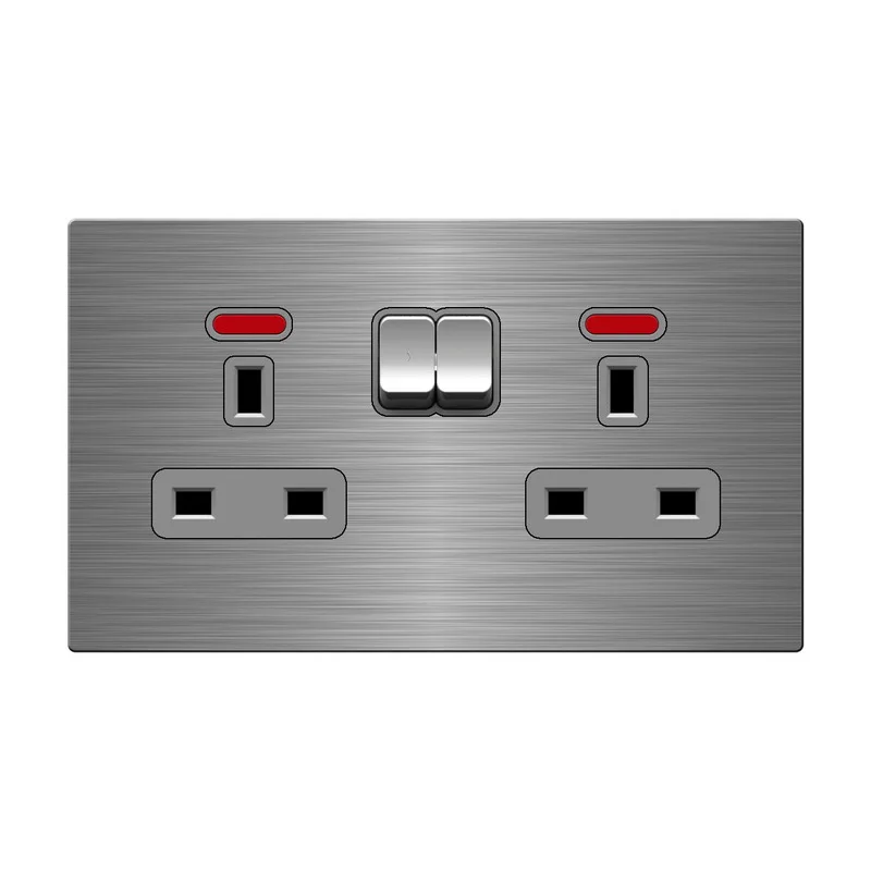  BS1363 электрические выключатели розетки 250V 3 контактный мульти штекер