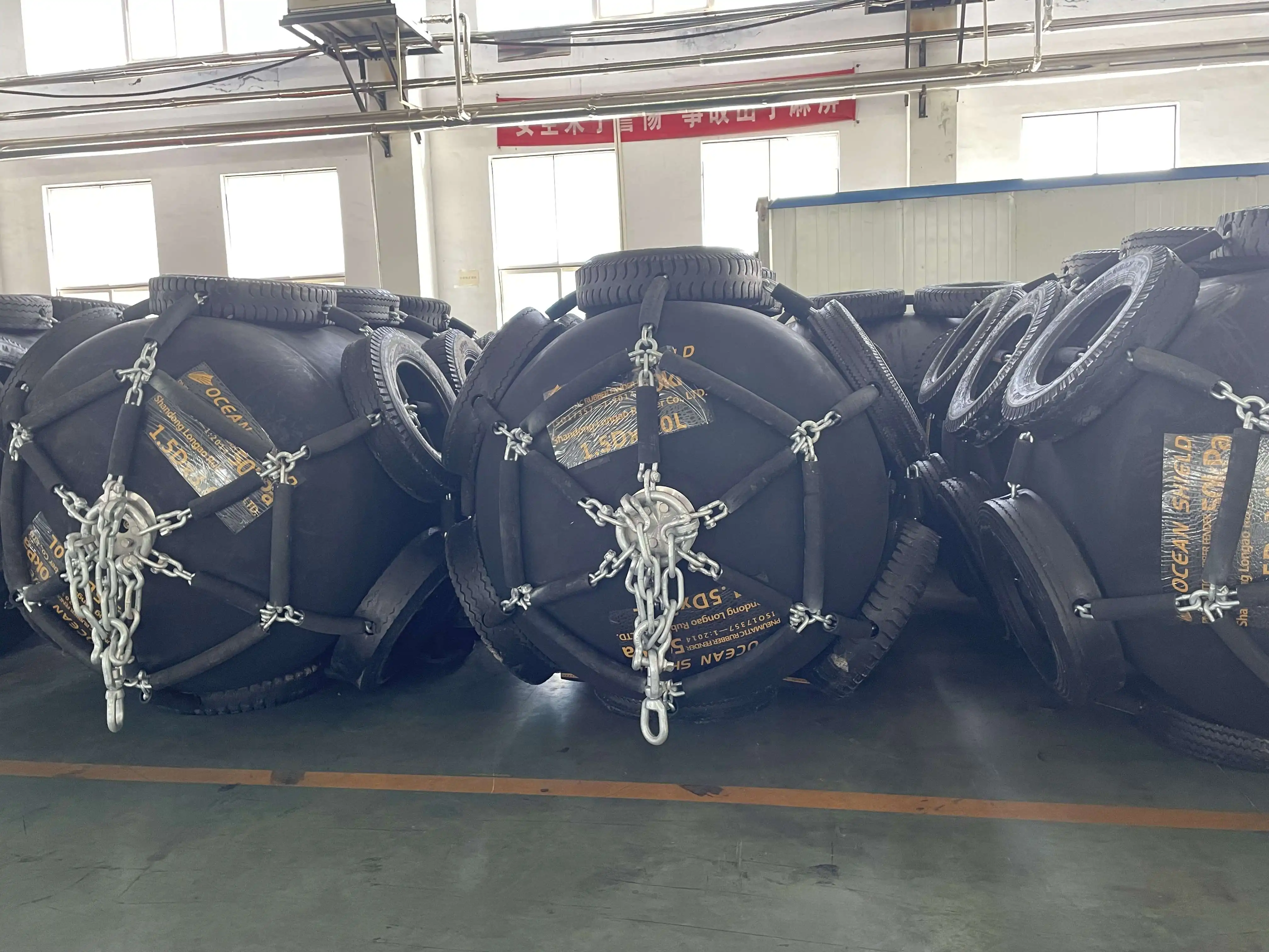 Yokohama type Marine ship factory directly supply Pneumatic Rubber Fenders