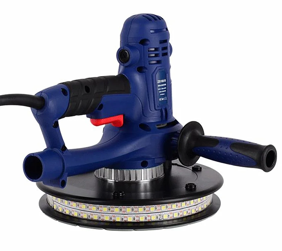 Drywall Sander, Handheld Electric Drywall Sander with Vacuum Attachment and Variable Speed, Sheetrock Sander Machine