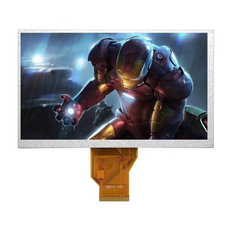 7.0 inch TN TFT 800*480 Custom Small Size Advertising Screen Lcd display Panel