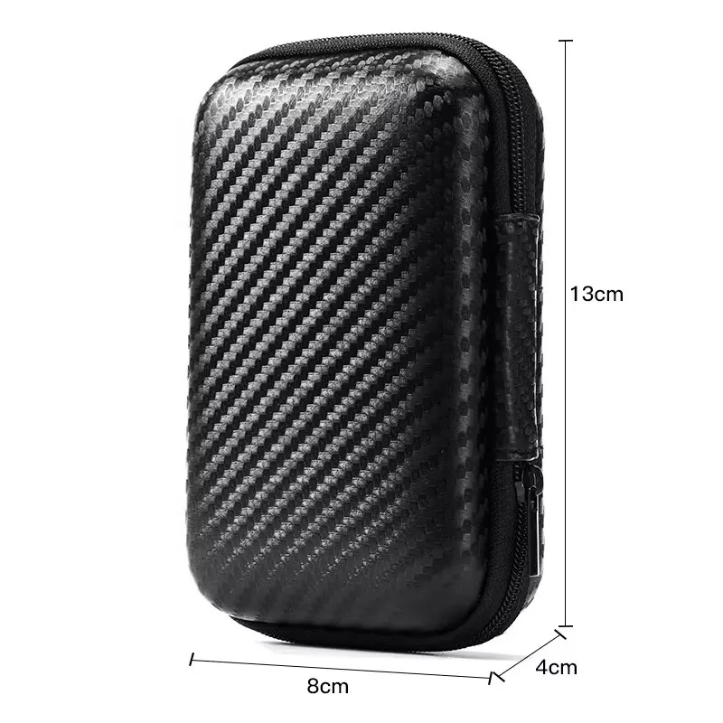Hot Sale Portable New Carring Hard Storage Holder EVA Bag Case for Earphone Earbud Headphone / Charger /Hard Disk/Data Cable