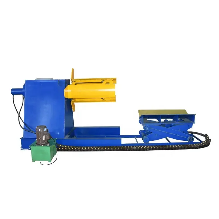 Winding Hydraulic Automatic Sheet Electric Horizontal Uncoiler Coil Manufacturer 5t 8t Decoiler Machine Price
