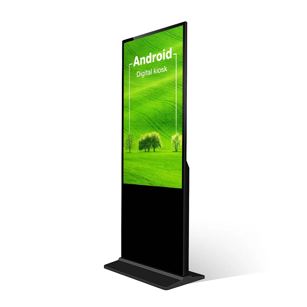 55 дюймов внутренний цифровой киоск 4K рекламный экран информационный LCD Digital Signage интерактивный тотемный сенсорный