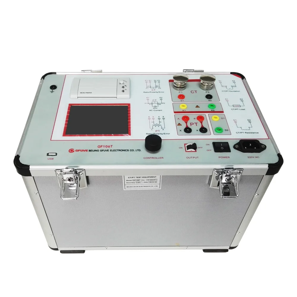 Portable current transformer tester with PT testing