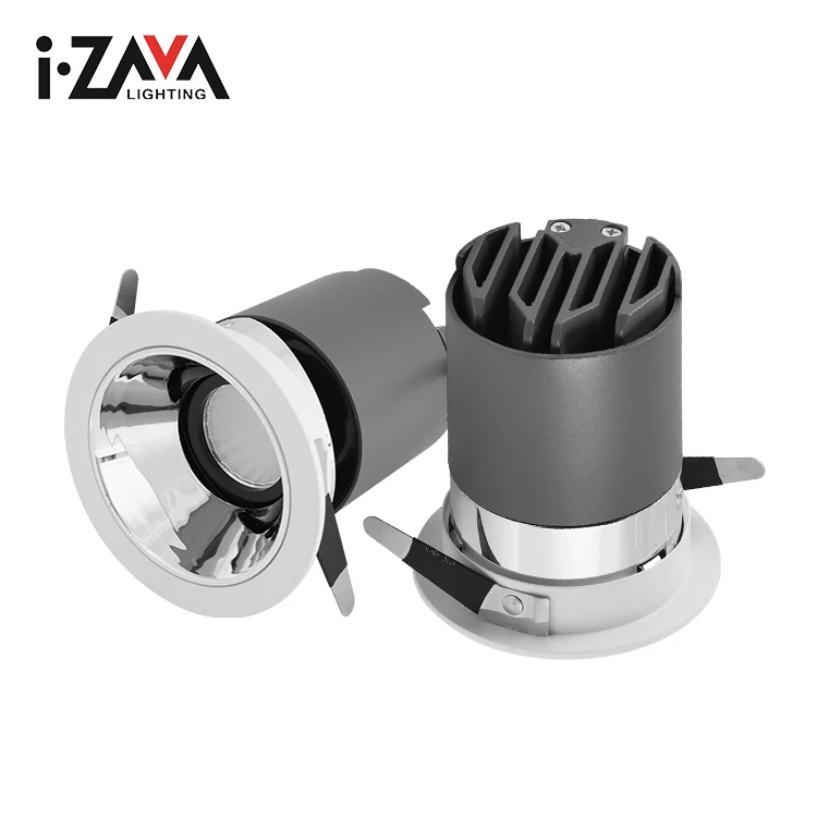 Aluminum Clothing Store Recessed Mounted COB COD 7W 9W 12W Led Spotlight