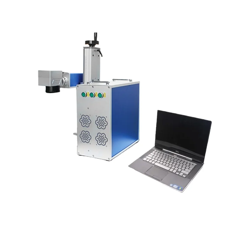 JPT Mopa raycus 50W 100W Stainless Steel Color Deep Engraving Fiber Laser Marking Machine For Metal Jewelry Bottle Dog Tag mark.