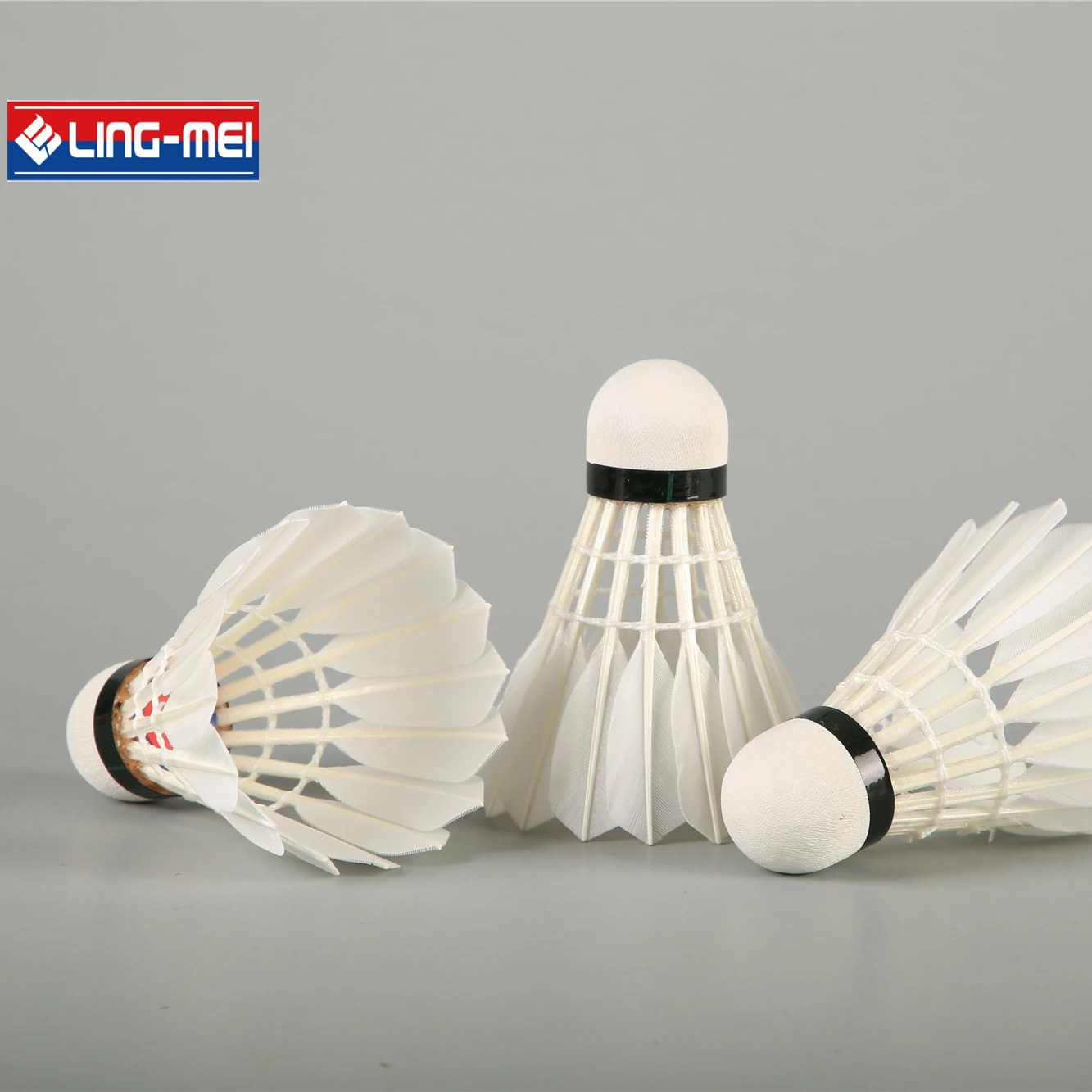 good quality goose feather Lingmei 70 pro Durable Sports goods goose feather indoor and outdoor Shuttlecocks
