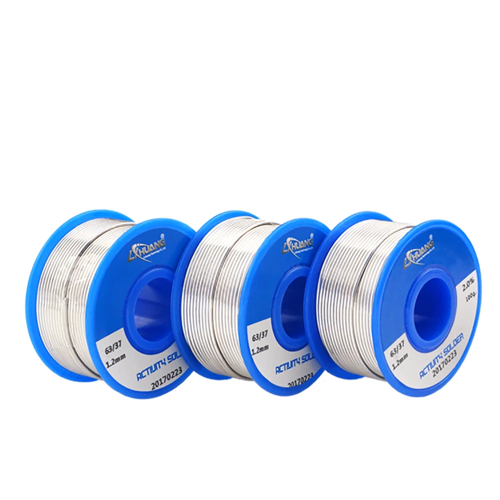 Lichuang good quality 60/40 63/37 tin solder wire price free sample soldering lead tin wire flux cored welding wire 60/40