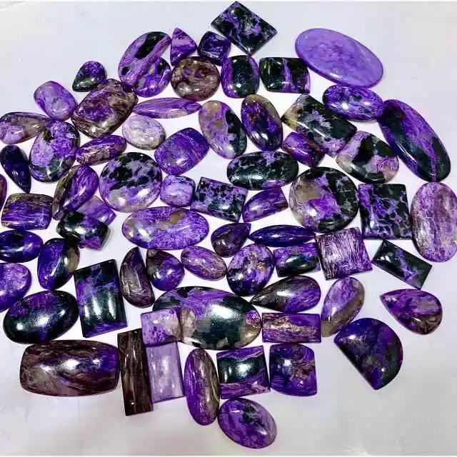 Healing Natural Cheroite Pair Cabochon Gemstone High Quality Stichtite Pair Loose Gemstone For Jewellery Gorgeous Antique Design