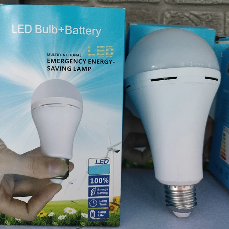 Emergency Light AC85 265V DOB 9W 12W 15W Bombillo Rechargeable Led Battery 1200mAh Bombillo Lampara Led Recargable