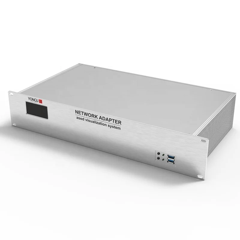 YONGGU-C12  2u rack mount chassis industrial pc case flat side, with 5mm faceplate 482*89-250