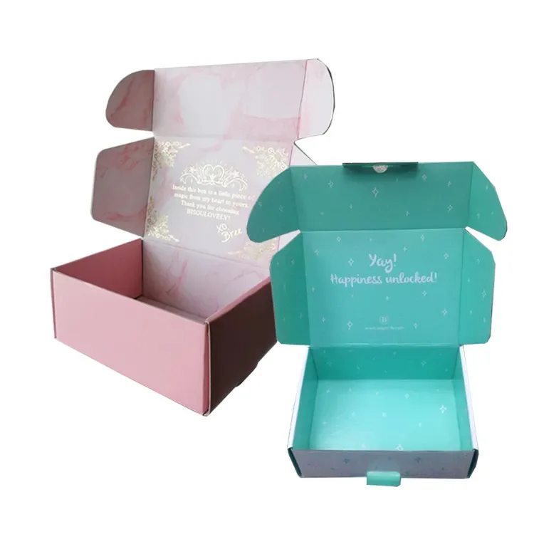 Factory custom size logo printing recyclable corrugated boxes shipping boxes custom logo cardboard mailing boxes wholesale