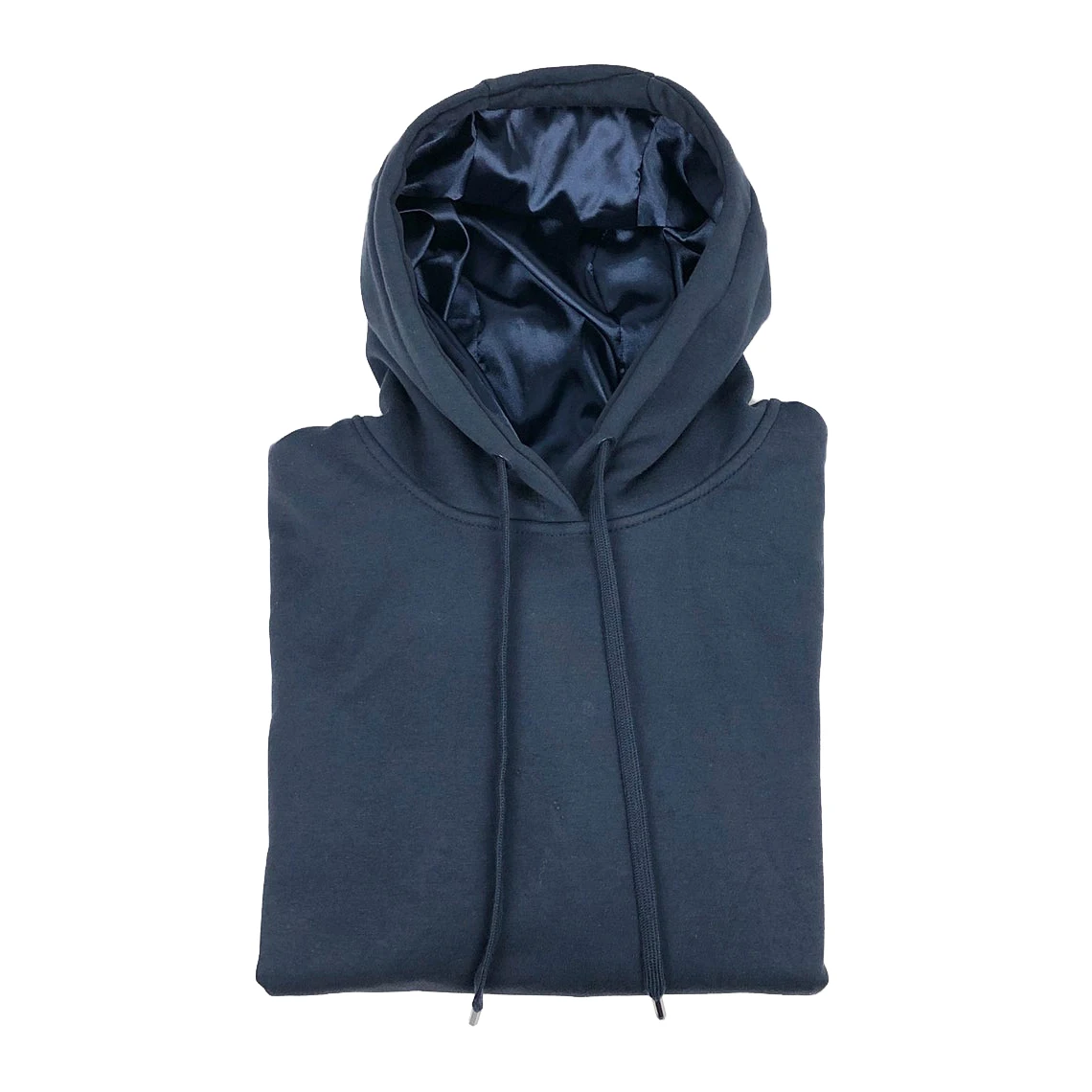 Custom Wholesale Embroidered Logo Unisex Hoodie Satin Lined Hoodies with Satin Hood