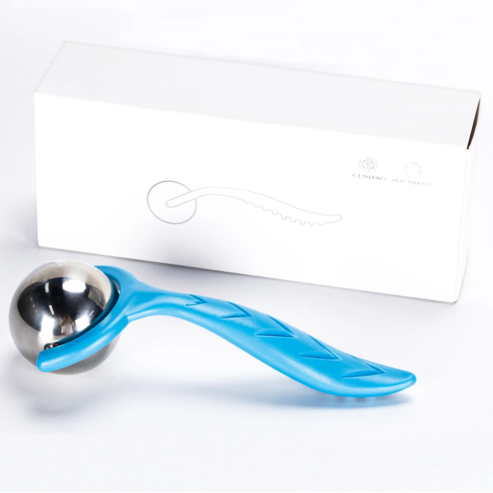 Beauty Cold Therapy handheld resin massage ball roller for body muscle relax and pain relief