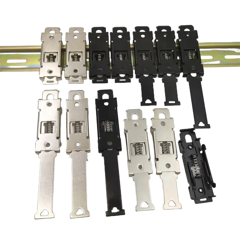 dinrail clip 35mm mounting bracket din rail clamp 35mm mounting bracket clip buckled