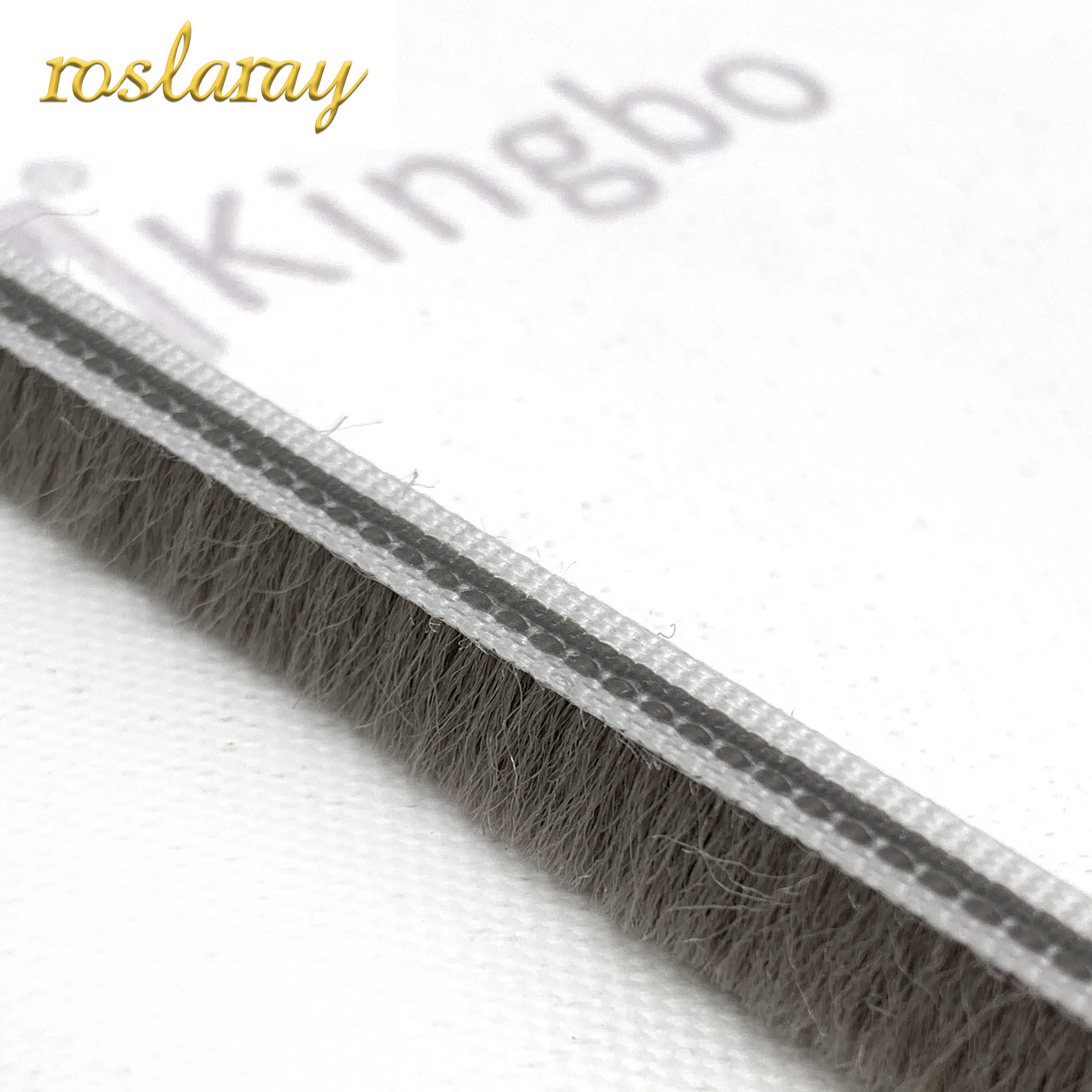 Factory Price Adhesive Weather Strip Wool Top Pile Aluminum Window Door Seal Strip