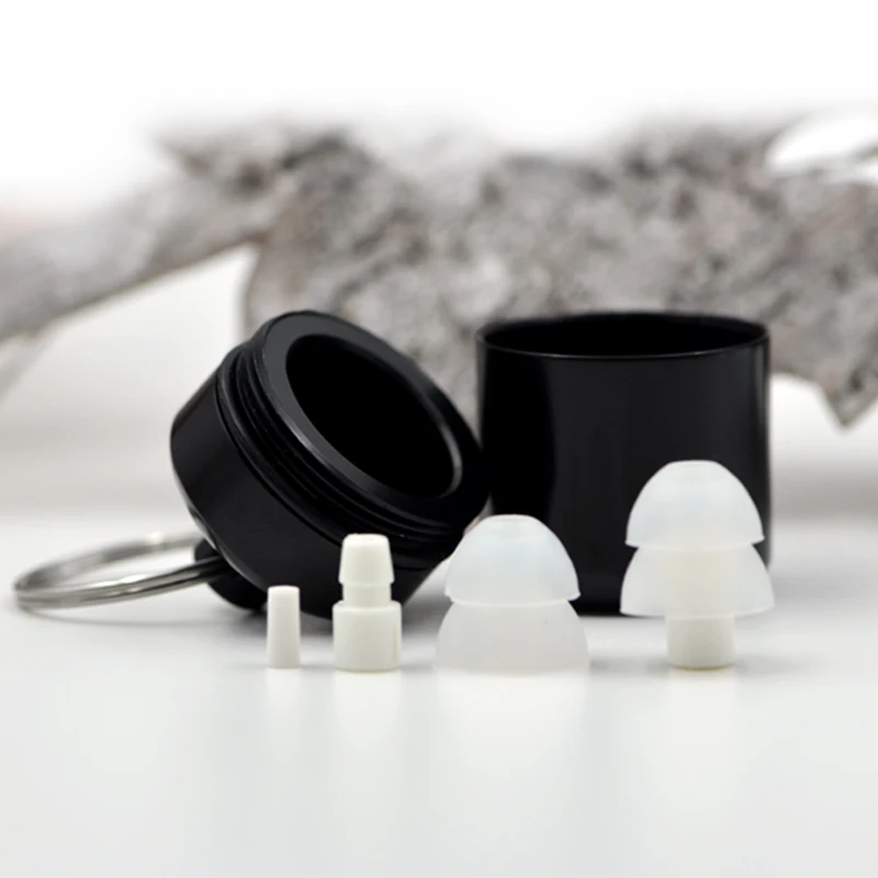 Waterproof High Fidelity noise reduction ear protectors deep sleep silicone ear plugs