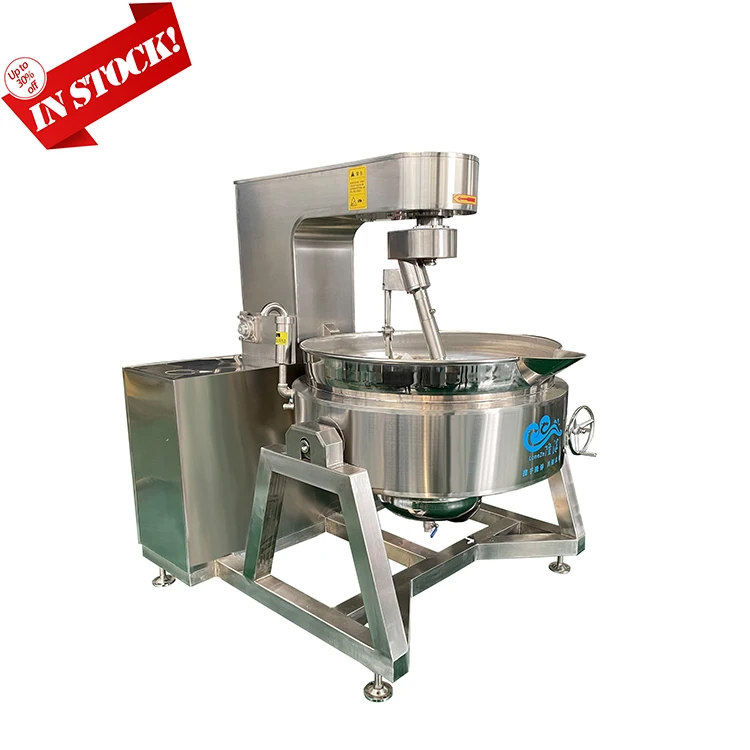 Factory Price Automatic Stirring Cooking Pot with Agitator Planetary Sauce Industrial Food Cooking Mixer Machine