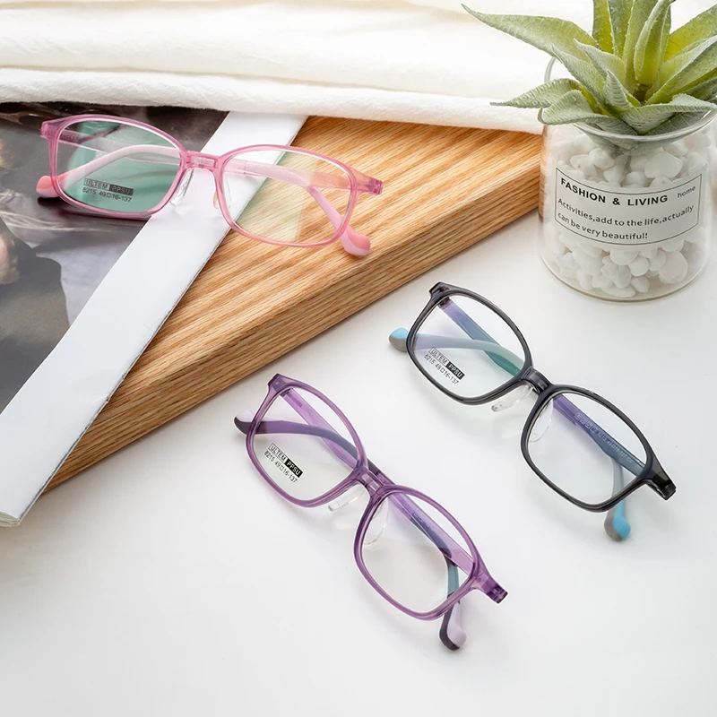 Высококачественные модные детские очки PPSU из переработанного материала в оптической оправе для детей