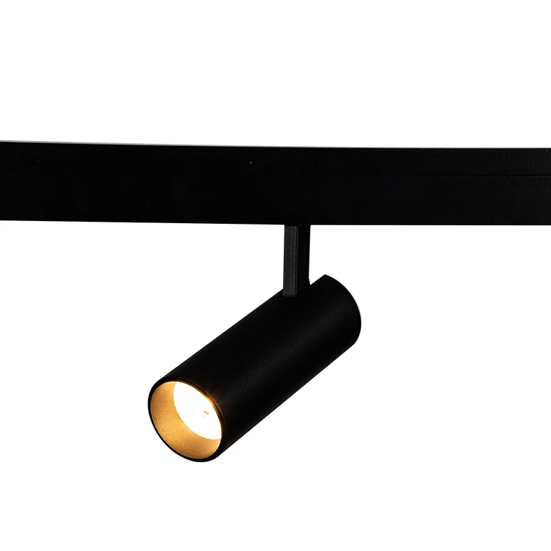  New Design Magnetic Track Light 48V Led Lighting System 6W 12W 18W Rail COB Spotlight No Flickering linear track