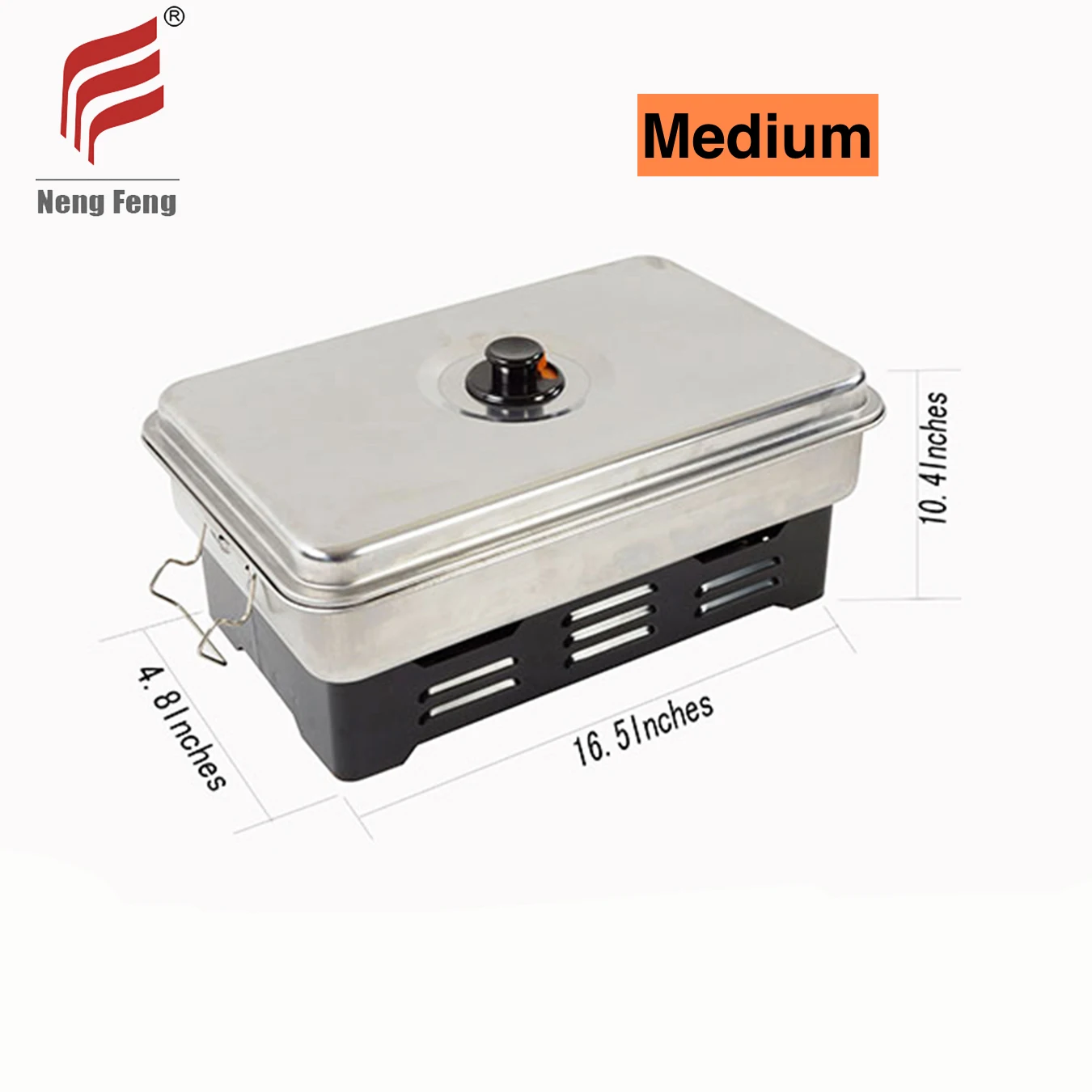 Portable fish smoker smoke oven outdoor/ indoor bbq grill for picnic/camping  2 burner smoke oven stovetop smoker