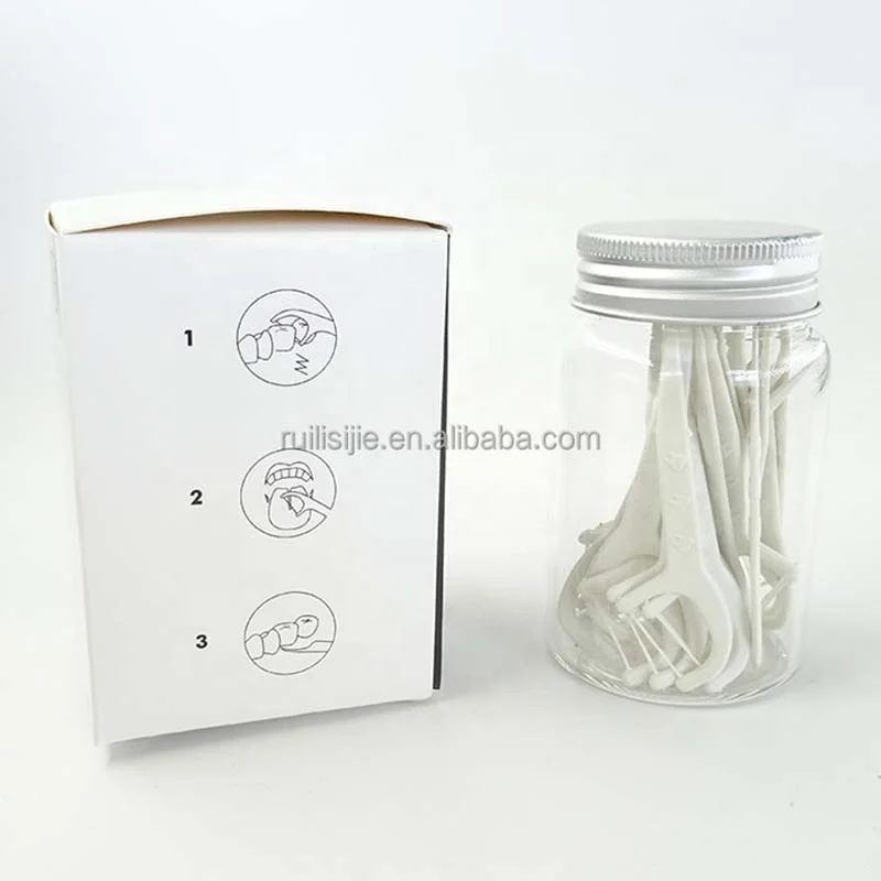 100% Biodegradable OEM corn dental floss toothpick