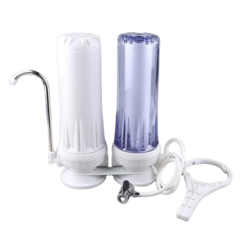 Twin counter top water filter purified water filter home pure water filter