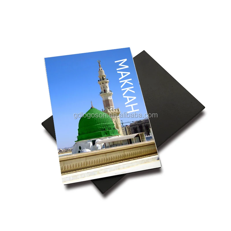 Cheap Metal Souvenirs the Holy Land Mecca Saudi Arabia Islam Mekka Fridge Magnet