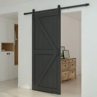Modern Wood Sliding Doors House Office Villa Interior Room Wooden Barn Door Design