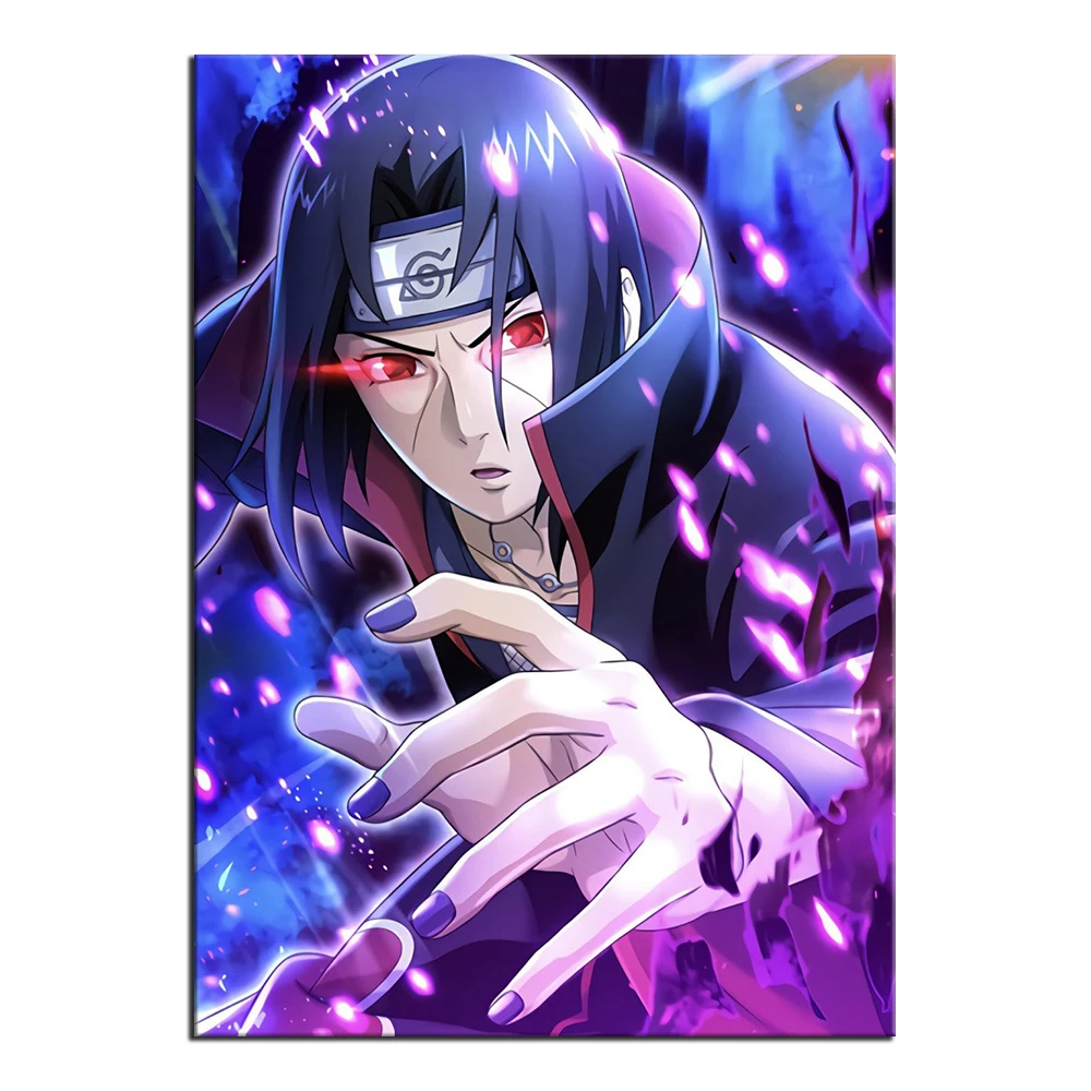 Без рамки плакат с героями Аниме Картина маслом обои домашний декор настенные наклейки Холст Искусство диван фон Декор фрески HD печать