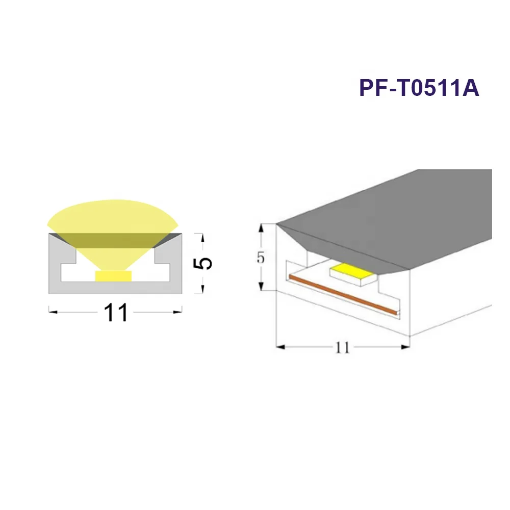 led neon flex rope light 2835 led strip dmx addressable led strip
