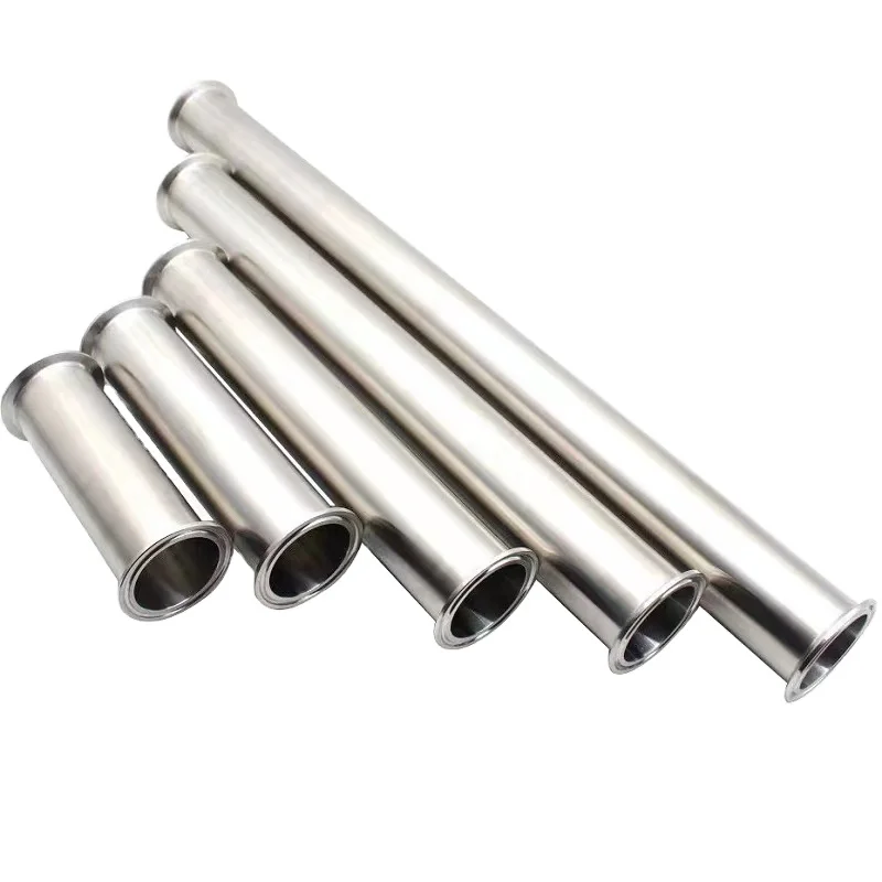 Customizable Sanitary Stainless Steel Pipe Tubing Spool Tri Clamp Cheap Price Pipes Clamps Connection