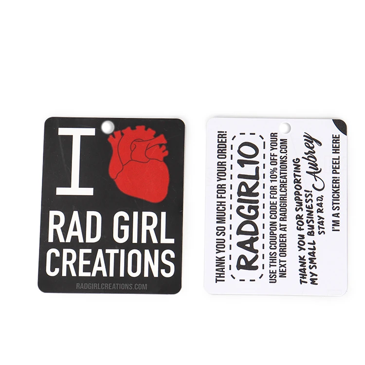 Logo label printing waterproof adhesive business double sided card sticker sheet custom vinyl sticker die cut