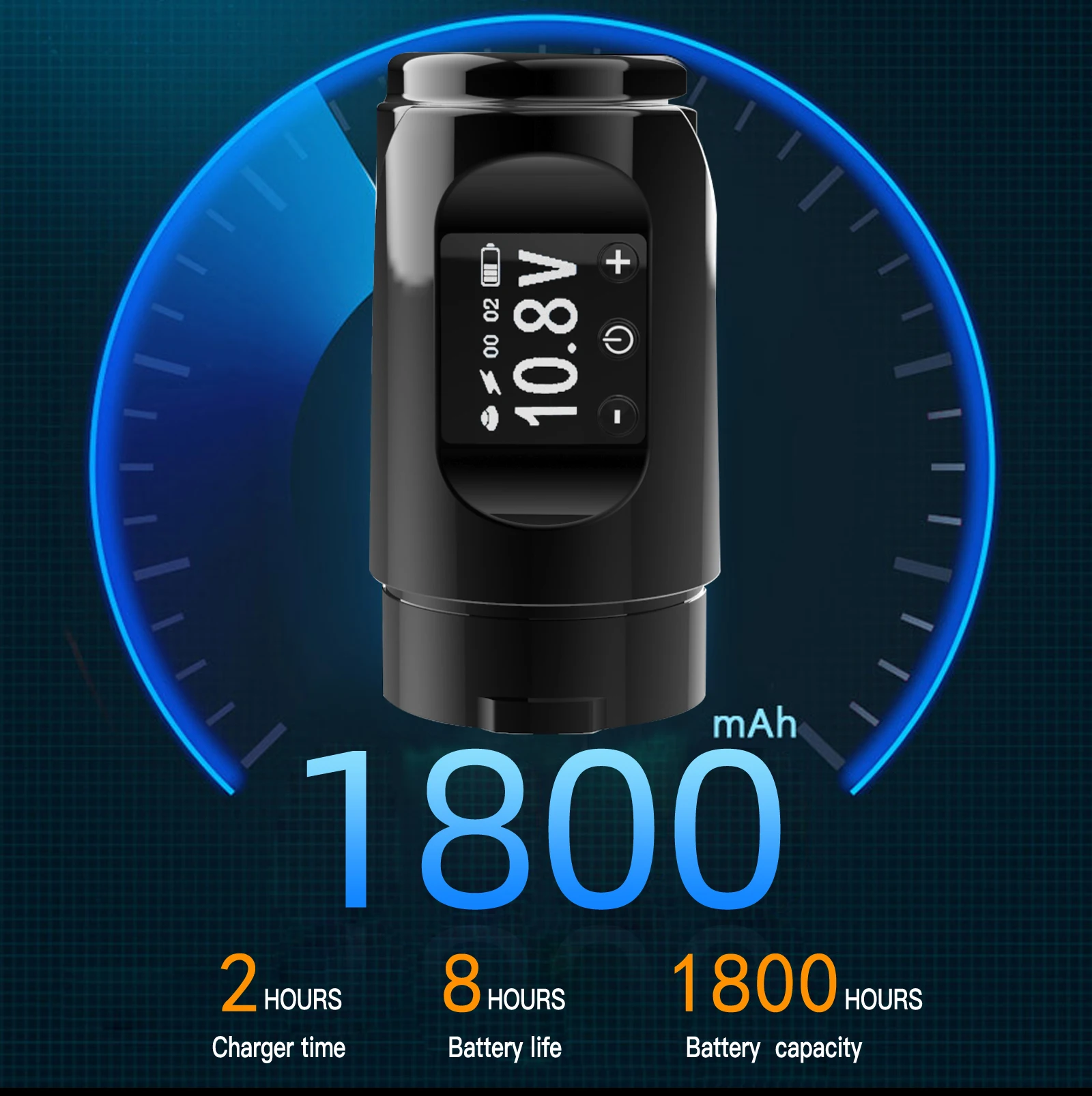 Rechargeable Rotary Wireless Tattoo Pen Machine High Capacity Battery Wireless Tattoo Machine Pen Tattoo Gun Electric 36.5*140mm