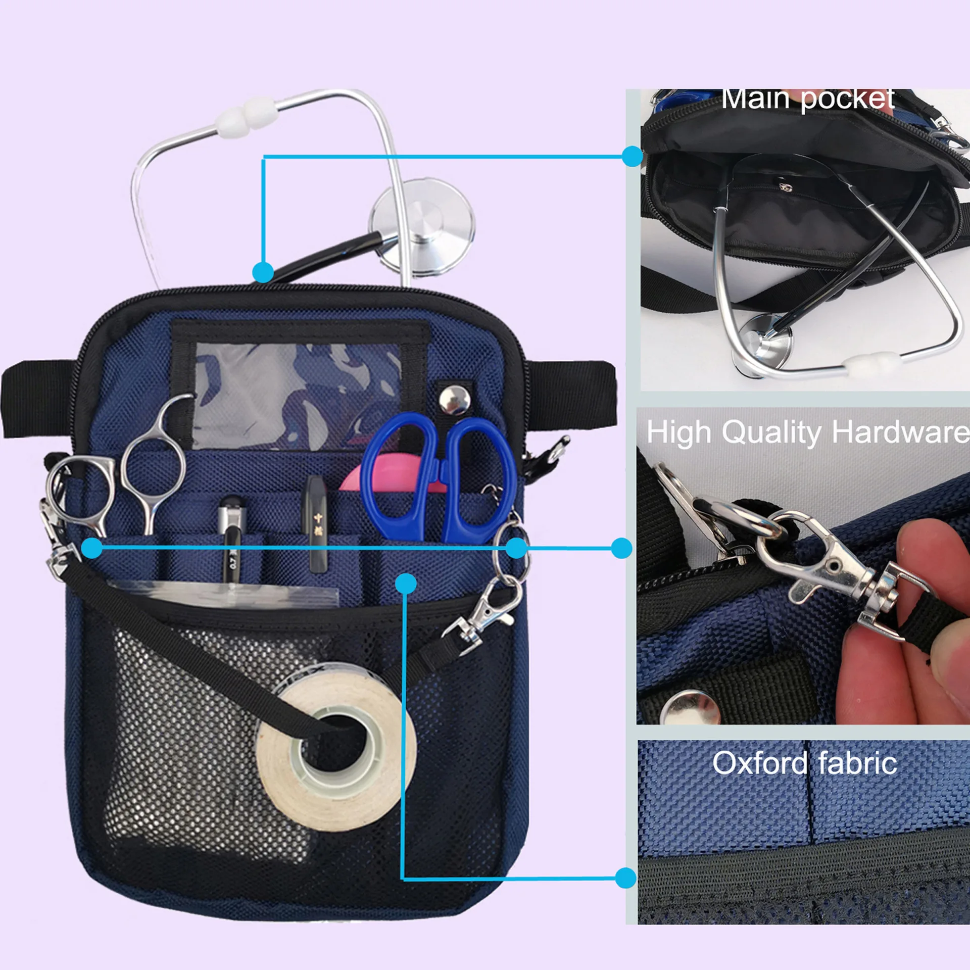 Fuchs Customized Medical Staff Nurse Bag Barber Waist Bag Tools Nurse Fanny Pack