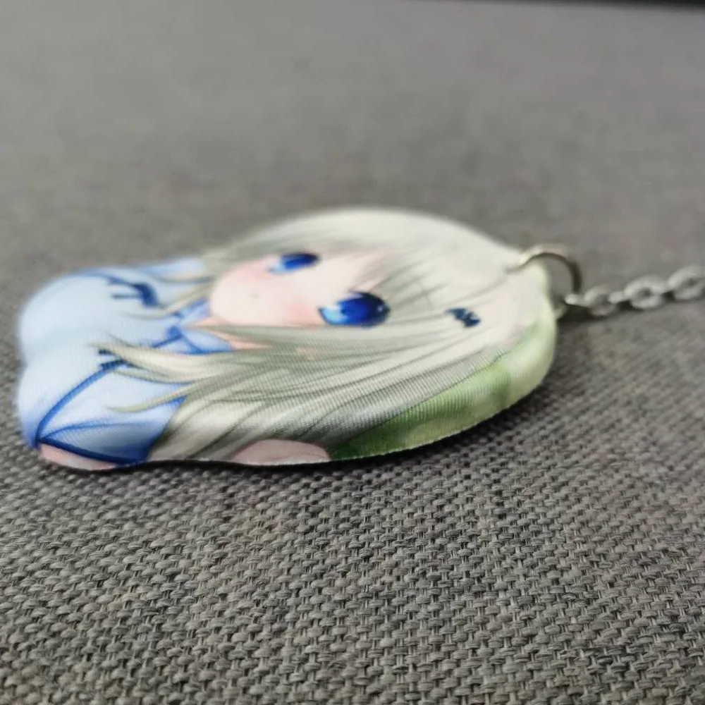 Custom 3D Silicone Gel Tiny Small Cute Mini Anime Breast Oppai Mousepad Keychain for Promotion
