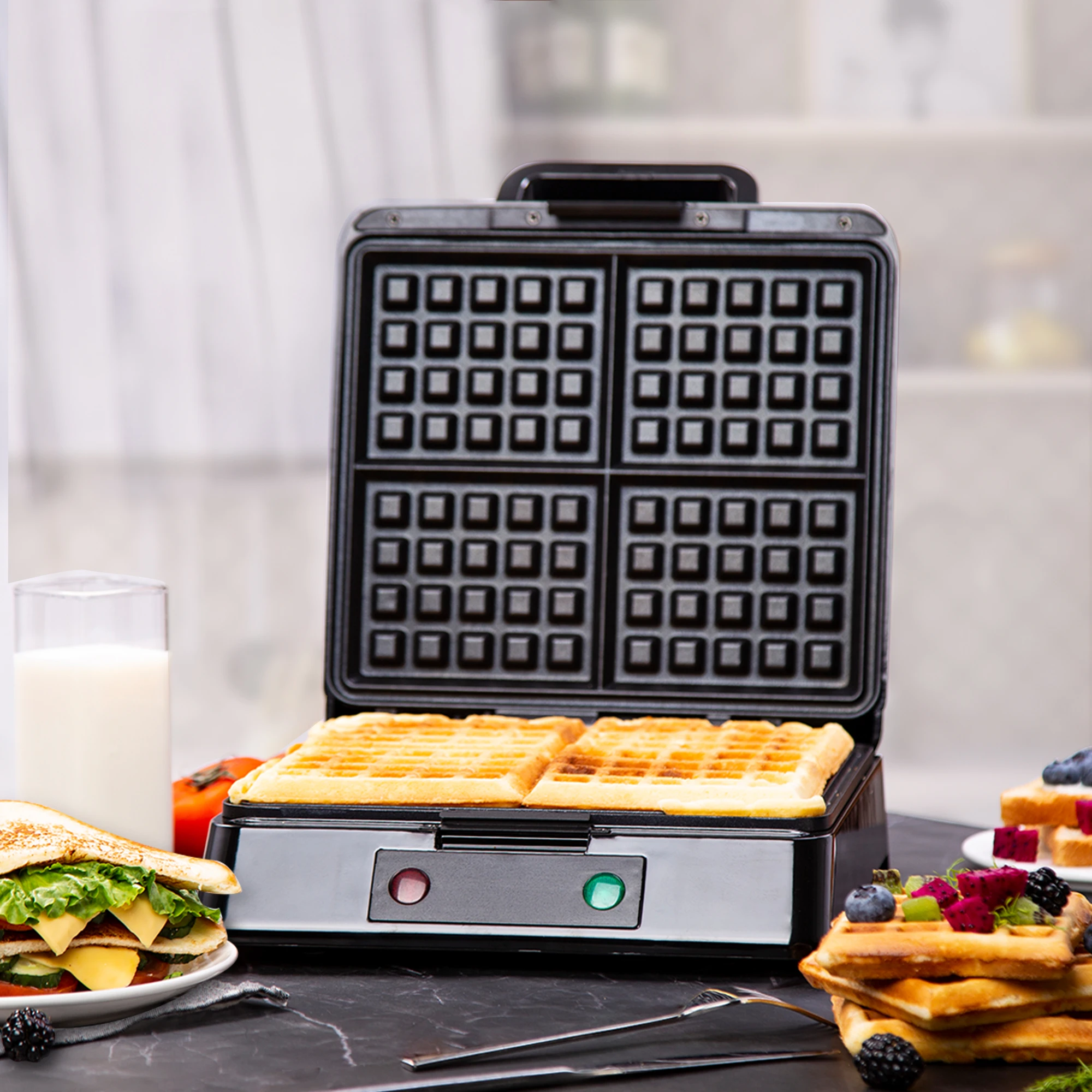 Panini Waffle Maker