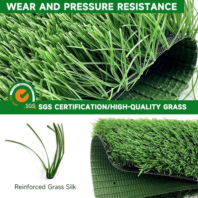 50mm Filled Professional Artificial Football Grass Turf Suitable For Various Sports Venues