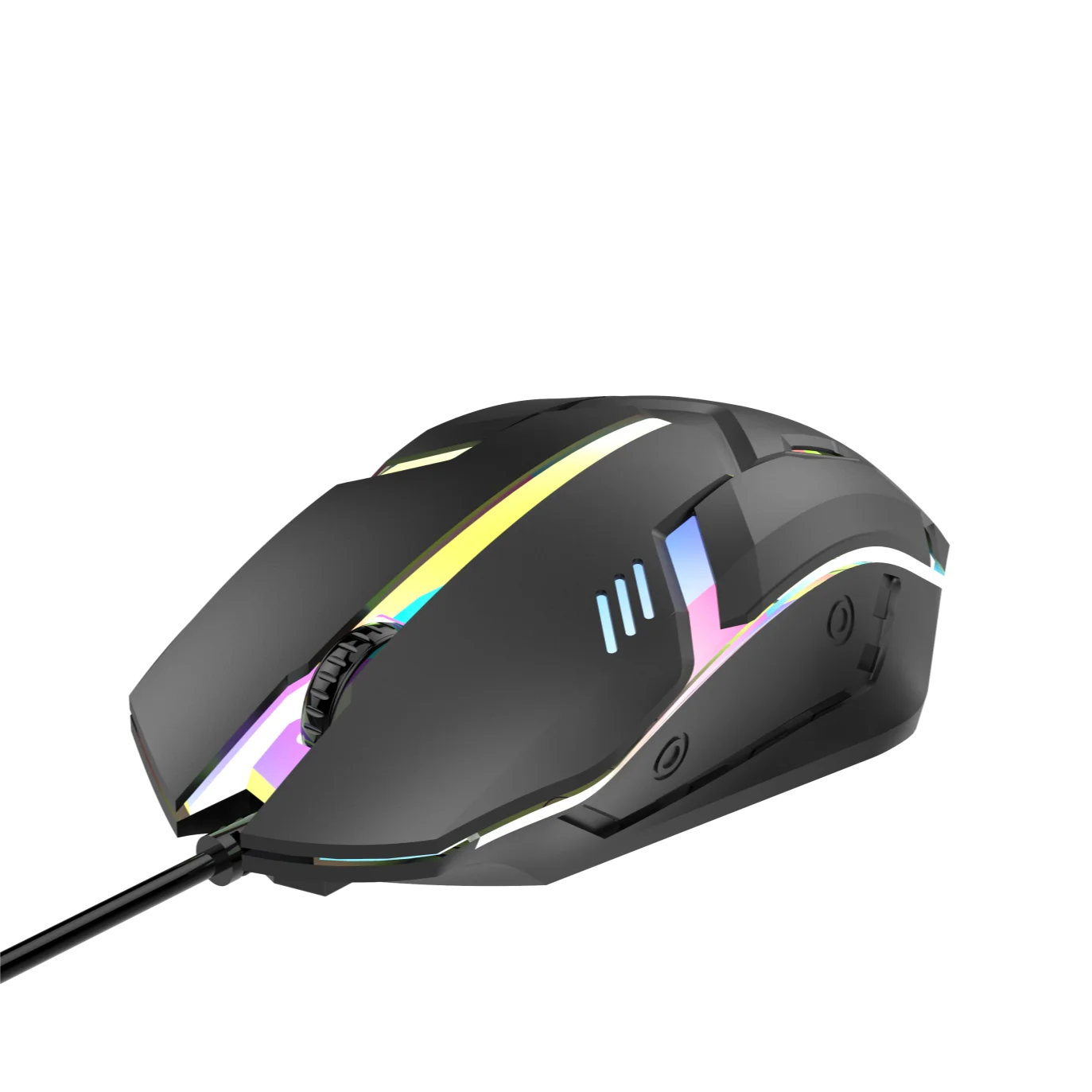 Mikuso MOS-379U Hot-selling 7 Colors Breathing Light Wired USB Optical Mouse for Computer and Notebook
