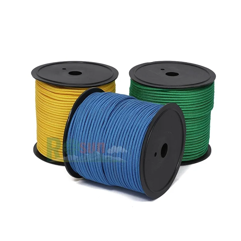 Wholesale high strength 2mm 3mm 4mm 5mm 6mm 7mm Camping Parachute Cord Paracord rope