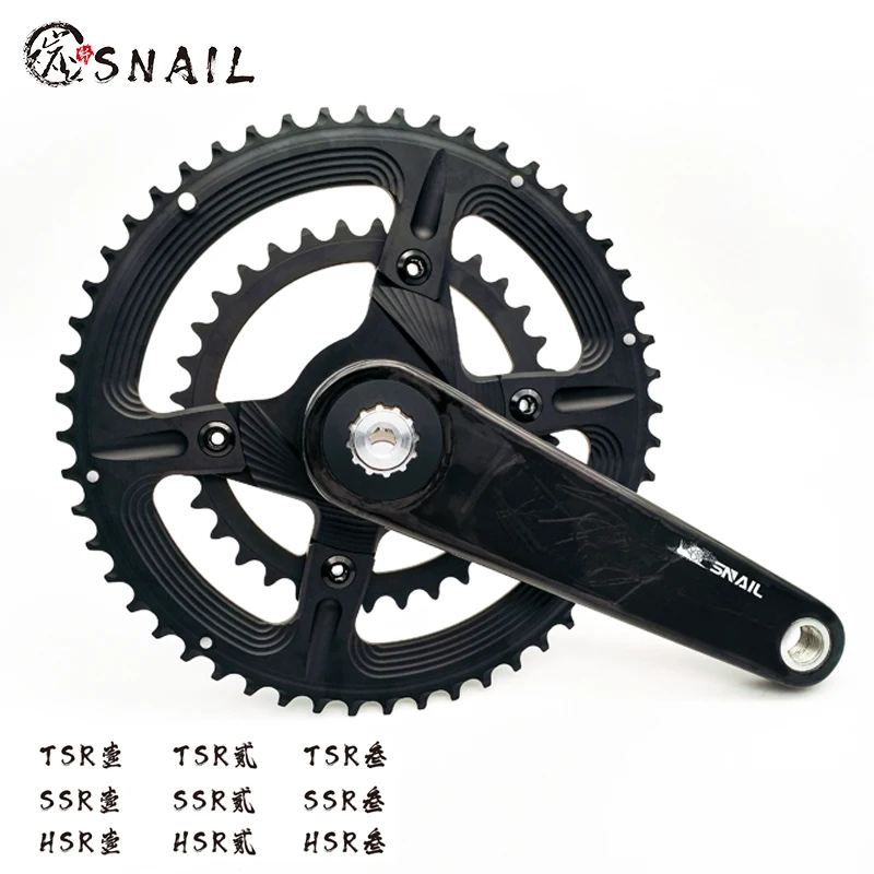 Ultralight  Carbon Fiber Crankset Mtb Chain Ring 8-11s 40/42t Bicycle Crankset Part Chainwheel Mountain Bike Chain Ring
