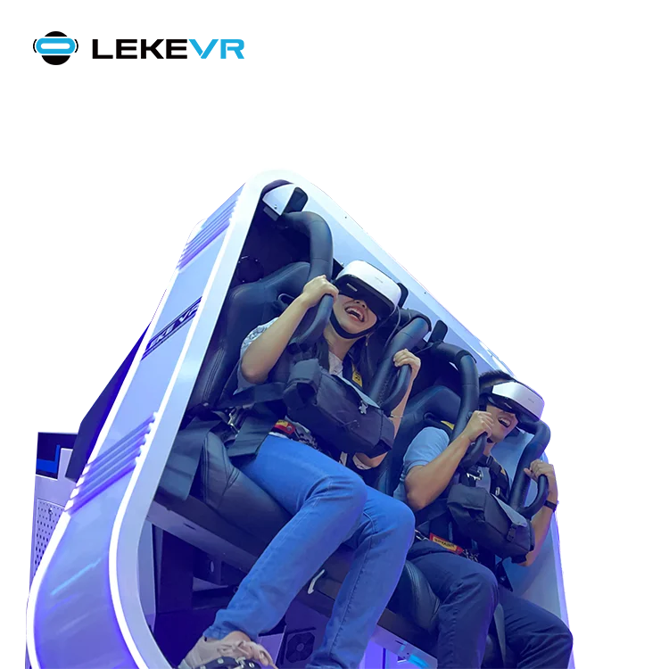 LEKE VR Indoor Amusement Park Equipment VR Roller Coaster Games 360 Motion Cinema Chair 9D VR Simulator