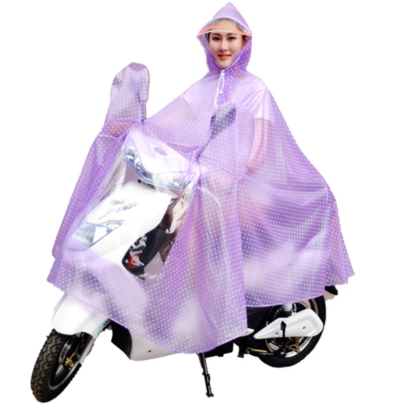 Single raincoat electric motorcycle battery car adult non-disposable thickened poncho riding rainproof