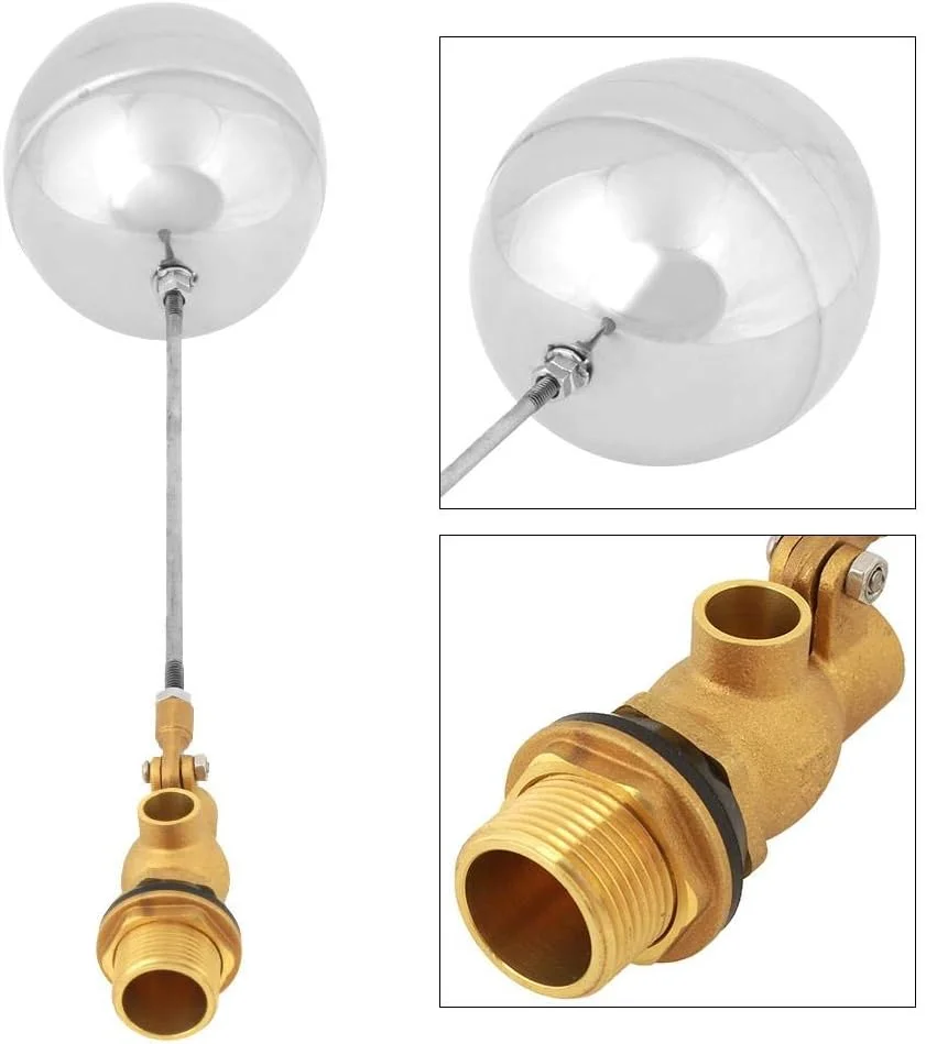 TMOK Mechanical Automatic Stainless Steel Lever Water Tank Brass Body Float Valve