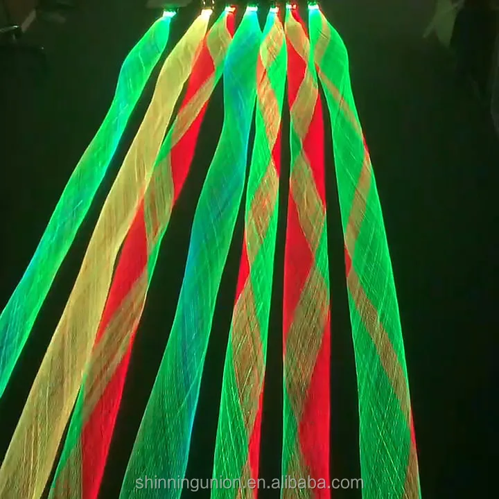 FOPLIT LED Fiber Optic Mesh Light Kits for Dresses Costume Craft - Battery Powered Optical Fibre Fabric Lighting Christmas Trees