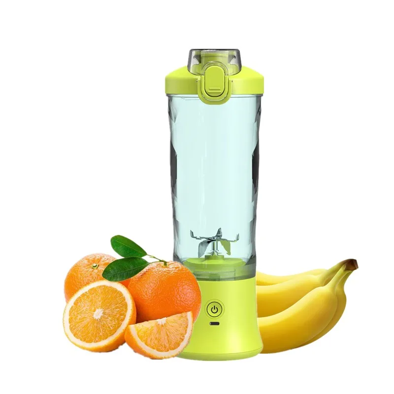 Popular 600ml USD Charging Portable Blender Travel Portable Juicer with 6 Blades for Fresh Juice and Smoothies Juice Cup Blender