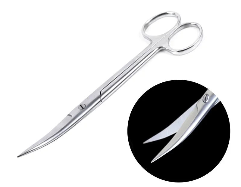 Goldman Fox Industrial Grade Dental Gum Scissors Curved Sharp German Stainless Steel Smooth Surgical Medical Devices Embroidery