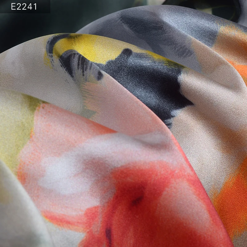 HYSK italian online 6A Top Washable Real Silk Fabric Raw Smooth Soft Elegant Mulberry 100% Natural Pure Silk Fabric for cloth