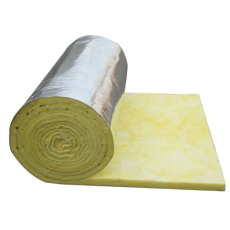 Glass Fiber Blanket Insulating Materials High Temperature Glasswool Insulation Glass Wool in roll
