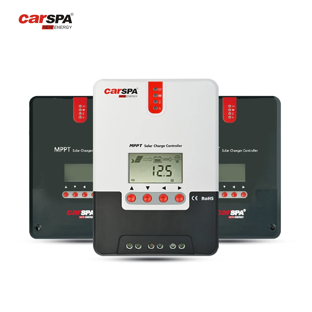 CARSPA 30a 12V/24V DC Input MPPT Solar Charger Controllers Automatic protection function solar charger controllers for Gel